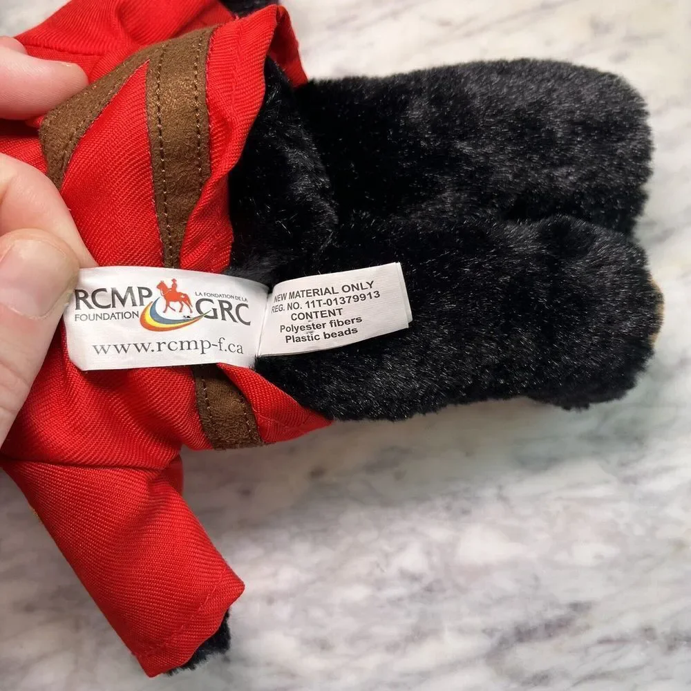 RCMP Canadian Police Teddy Bear Mounted Sergeant Plush Brand Vintage Wilson 10